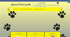 Desktop Screenshot of myfamilypetcare.com